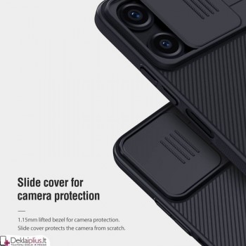 Nillkin Camshield dėklas su kameros apsauga - juodas (Xiaomi Redmi 12/Poco M6 Pro 5G) Nillkin Camshield dėklas su kameros apsauga - juodas (Xiaomi Redmi 12/Poco M6 Pro 5G)